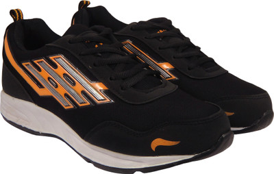 

Action Synergy 7166 Black/Orange Sports Running Shoes For Men(Black, Orange
