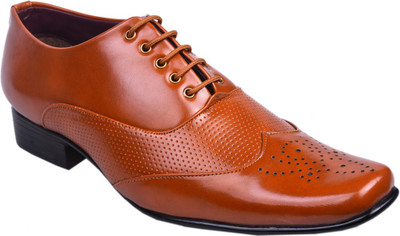 

Knoos brogue Lace Up For Men(Tan