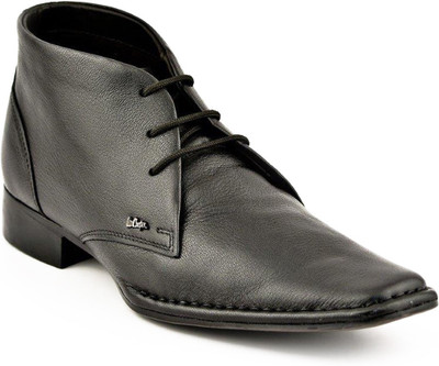 Lee Cooper Men Lace Up Shoes For Men(Black)