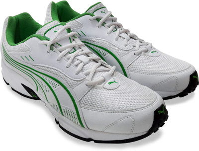 

Puma Pluto DP Running Shoes For Men(White, White-macaw green