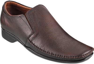 

Mochi Formal Slip On Shoes For Men(Brown, 12;brown