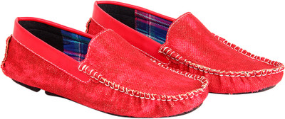

Funk'd Juteo Loafers For Men(Red