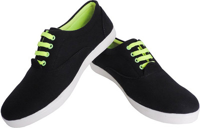 

Elligator Trendy Black & Green Sneakers For Men(Black, Green