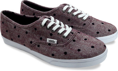 

Vans Authentic Lo Pro Sneakers For Men(Brown, Black, (tweed dots) burgundy/true white