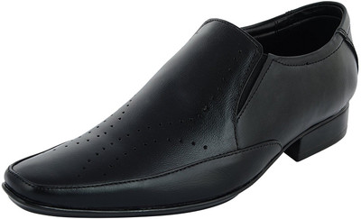 

LeatherKraft Slip On For Men(Black
