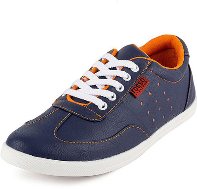 

Rosso Italiano Sneakers Sneakers For Men(Blue, Blue with orange