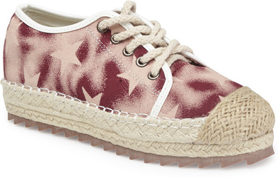 

Larissa & Bella Sneakers For Women(Red, Maroon-peach