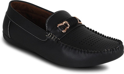 

Get Glamr PRINTED SLIP ON Loafers For Men(Black