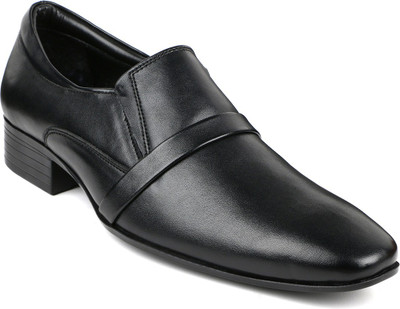 

Escaro Men's Formal Slip On For Men(Black