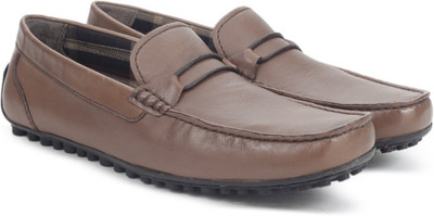 

WROGN Genuine Leather Loafers For Men(Brown, Tan