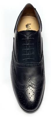 Hirel's Mens Leather Brogues Lace Up Shoes