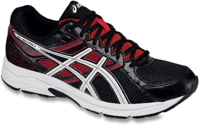 

Asics Gel-Contend 3 Men Running Shoes For Men(Black, White, Red), Onyx::snow::racing red