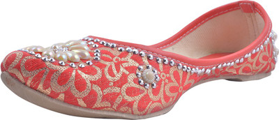 

Adorn Look New Jutis For Women(Red