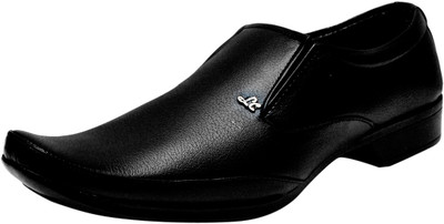 61 OFF on Kraasa Men Synthetic Leather Office Black Formal Shoes