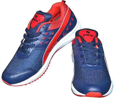 Zeefox Plus Running Shoes For Men(Red, Blue