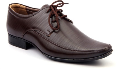 

Levanse High quality formal shoes Lace Up For Men(Brown, Matte brown