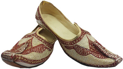 

Rajsahi Mojaris For Men(Tan, Cream