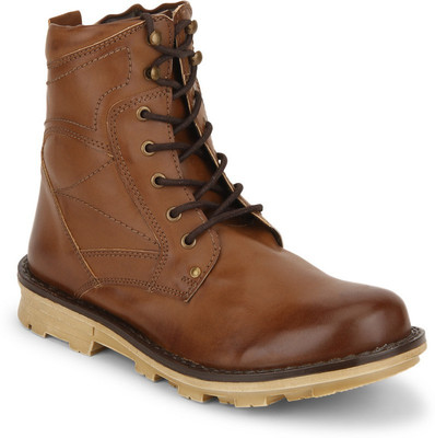

Knotty Derby Abbott Side Panel Boots For Men(Brown, Coco
