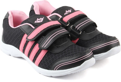 

Airglobe Running Shoes For Women(Black, Pink