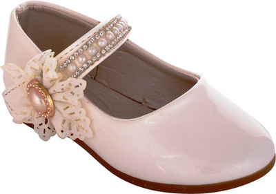 

Glinchy Synthetic White Comfortable Solids Bellies For Women(White
