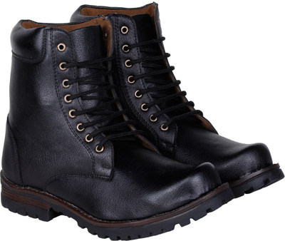 

Kraasa Long Cowboy Boots For Men(Black