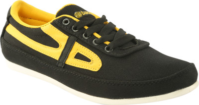 

Bacca Bucci Elegant Casuals Canvas Shoes For Men(Black, Yellow