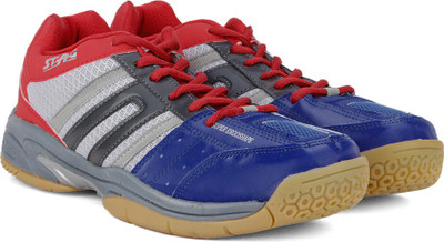 

Stag Court Badminton Shoes For Men(Blue, Grey, Red, Blue/red/grey