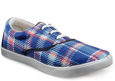 

Juan David Canvas Shoes For Men(Blue