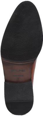 Brune BRUNE MEN TAN LEATHER HAND PAINTED FORMAL SHOES Lace Up