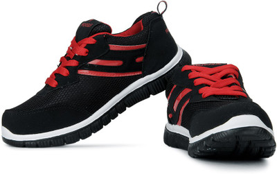 Provogue Sneakers For Men(Red, Black, Blackred