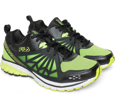 

Fila Running Shoes For Men(Black, Blk/sty yel/wht