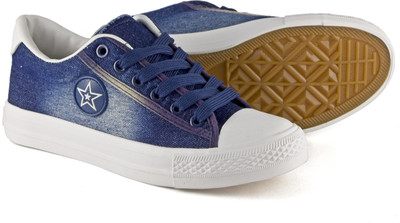 

DeVEE Star Denimology Navy Blue Sneakers For Women(Navy