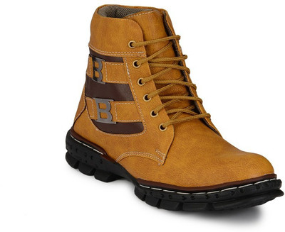 

ZebX Boots For Men(Tan