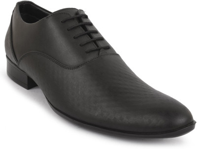 

Buckle Up MENS LEATHER SHOES BU1251_BLACK-Size- Lace Up For Men(Black