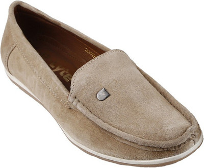 

E-Lyte TH Suede leather Loafers For Men(Beige), Chickoo