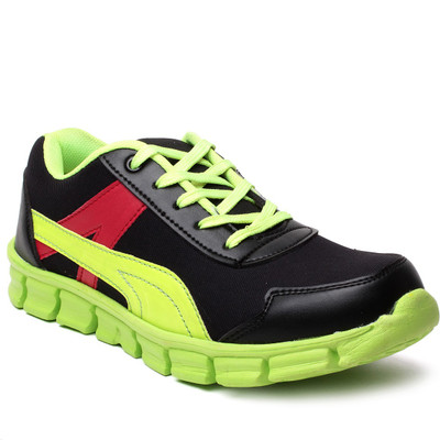 

Juan David Running Shoes For Men(Black, Green