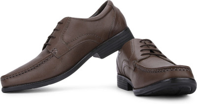 

Lee Cooper Men Genuine Leather Lace Up Shoes For Men(Brown)
