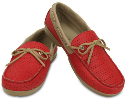 

Crocs Loafers For Women(Red, Pepper/tumbleweed