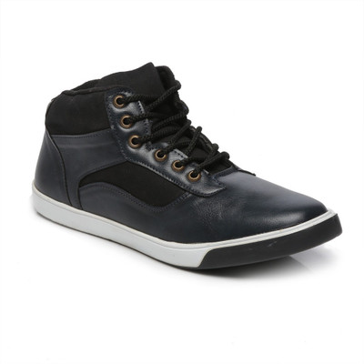 

TEN Blue Leather Sneakers Sneakers For Men(Blue
