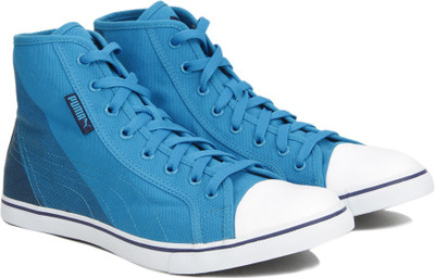 

Puma Puma Streetballer Mid Geo DP Sneakers For Men(Blue, Blue jewel-peacoat-white