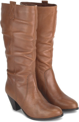 Carlton London Boots For Women(Tan