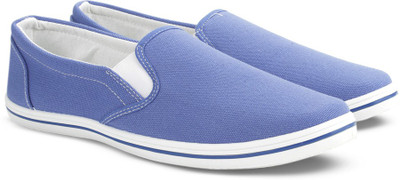

Flying Machine Canvas Slip On Loafers For Men(Blue, Blue 01