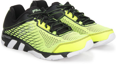 

Fila MECHANIC 4 ENRZD Running Shoes For Men(Green, Sty yel/blk/met sil