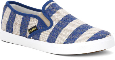 

Froskie Canvas Shoes For Men(Blue)