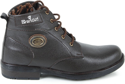 

Footrest Boots For Men(Brown