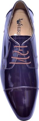 Hirel's Men Cherry Patent Derby Lace Up
