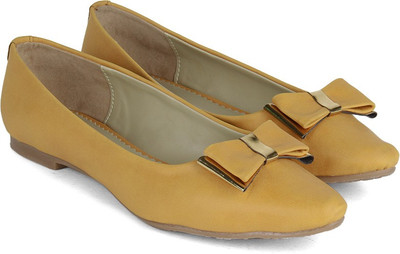 

Bata METALLIC Bellies For Women(Yellow