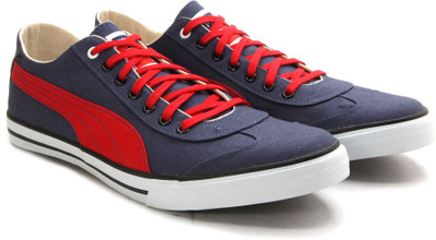

Puma 917Lo2DP Men Canvas Sneakers For Men, Dark denim-high risk red