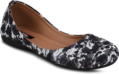 

Gisole Floral Bellies For Women(Black
