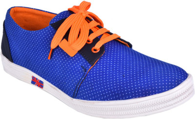 

Footcholic Canvas Shoes For Men(Blue, White